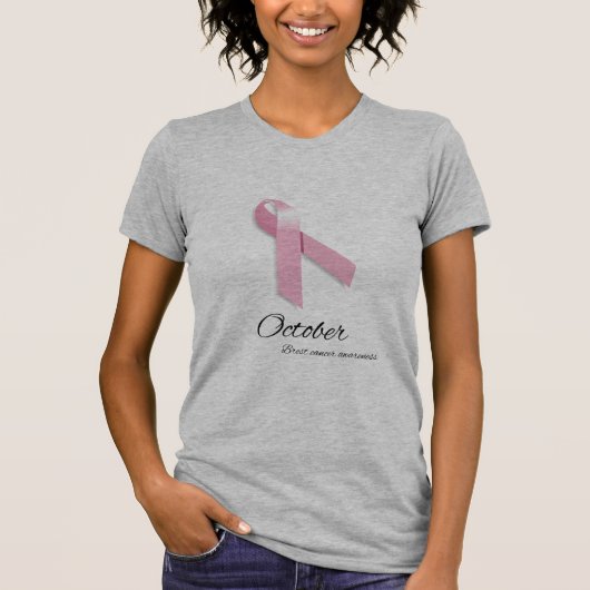 Breast Cancer Awareness-October women's t-shirt Tシャツ (正面)