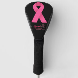 Breast Cancer Awareness Pink Ribbon ゴルフヘッドカバー