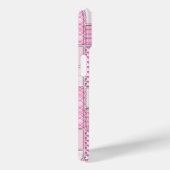 Breast Cancer Awareness Quilt Pattern Phone Case Case-Mate iPhoneケース (裏面 / 右)