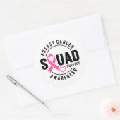 Breast Cancer Awareness Squad Support ラウンドシール (封筒)