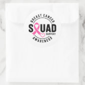 Breast Cancer Awareness Squad Support ラウンドシール (バッグ)