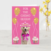 Breast Cancer Chemo Cute  カード (黄色い花)