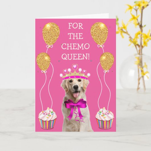 Breast Cancer Chemo Cute  カード (黄色い花)