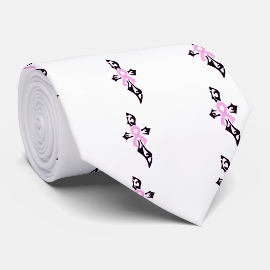 Breast Cancer Cross ネクタイ (ロール)
