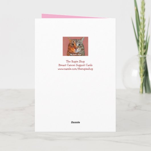 Breast Cancer Fight Like A Tiger Support カード (裏面)