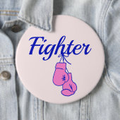 Breast Cancer Fighter Boxing Gloves 缶バッジ (インサイチュ)