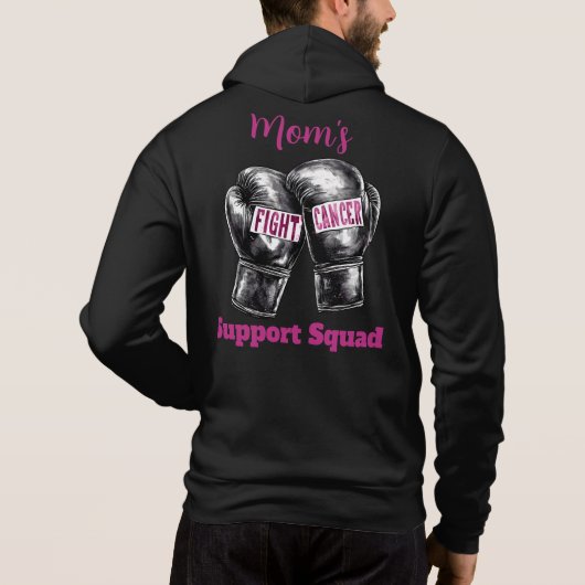 Breast Cancer Fighter Support Squad パーカ (裏面)