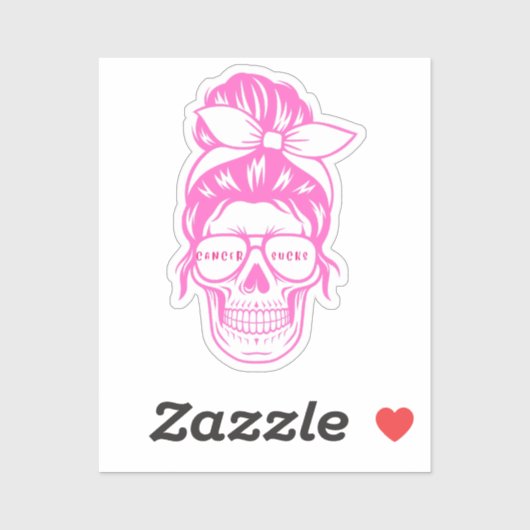 Breast Cancer Sucks Sticker シール (シート)