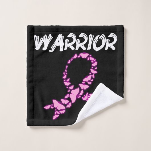 breast cancer warrior ウォッシュタオル (ウォッシュタオル)