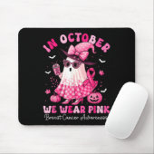 Breast Cancer Women Halloween In October We Wear P マウスパッド (マウス)