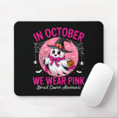 Breast Cancer Women Halloween In October We Wear P マウスパッド (マウス)