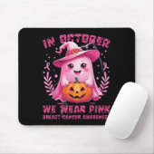 Breast Cancer Women Halloween In October We Wear P マウスパッド (マウス)