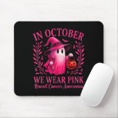 Breast Cancer Women Halloween In October We Wear P マウスパッド (マウス)
