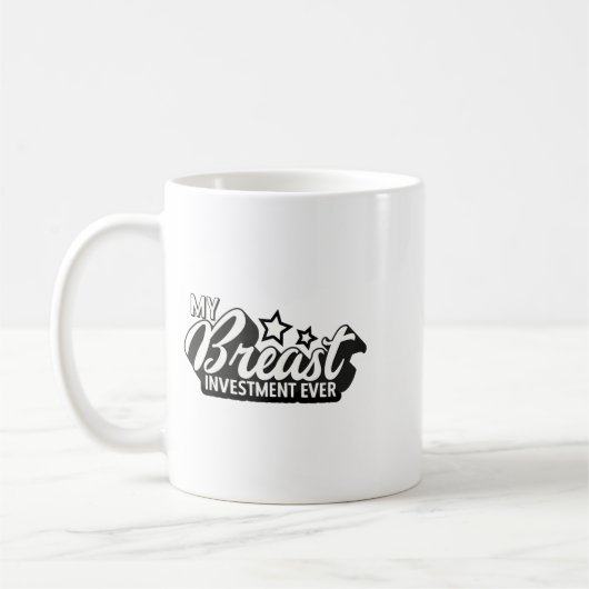 Breast Implants Ies Funny New S Plastic Surgery  コーヒーマグカップ (左)