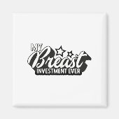 Breast Implants Ies Funny New S Plastic Surgery  マグネット (正面)