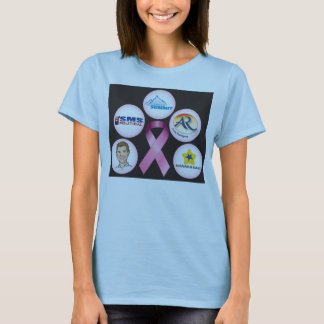 BreastCancerWalk_front_black Tシャツ