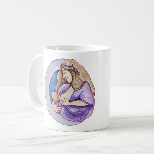 Breastfeeding Mother Goddess                       コーヒーマグカップ (正面左)