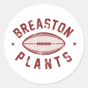 Breastonはファンタジーのフットボールを植えます ラウンドシール
