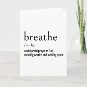 BREATHの辞書定義 カード