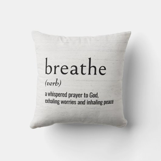 BREATHの辞書定義 クッション (裏面)