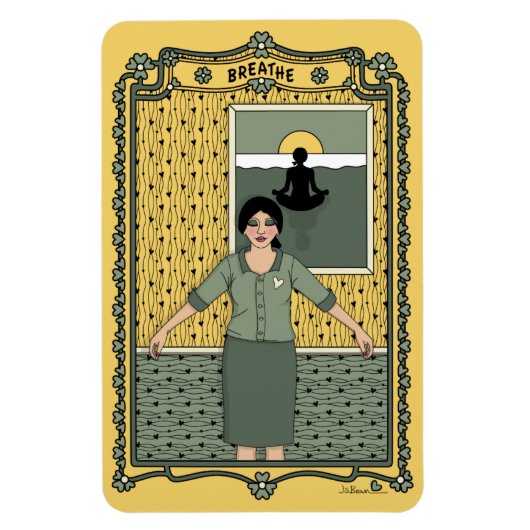 Breath_C_4x6冷蔵庫磁石 マグネット (縦)