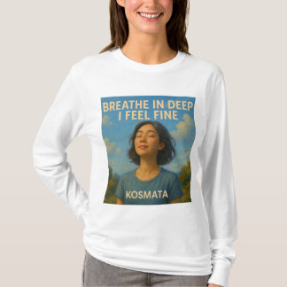 Breath in Deep - Langarmshirt Damen Tシャツ