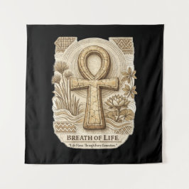 Breath of Life | アンク | 古代アフリカ タペストリー