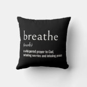 「BREATHE」の辞書の定義 クッション (裏面)
