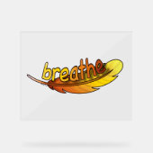 Breathe  アクリルサイン (正面)