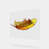 Breathe  アクリルサイン (傾斜)