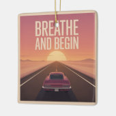 Breathe And Begin セラミックオーナメント (左)