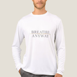 Breathe Anyway - ストレス意識を呼び覚ます イエロー トライブレンドTシャツ