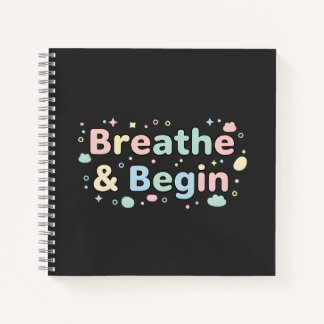 Breathe & Begin Pastel Notebook ノートブック