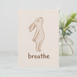 Breathe Bunny Note Cards ノートカード