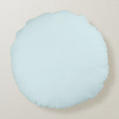 “Breathe” – Calming Blue Round Pillow for Mindful ラウンドクッション (裏面)