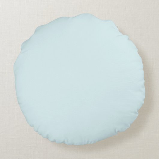 “Breathe” – Calming Blue Round Pillow for Mindful ラウンドクッション (裏面)