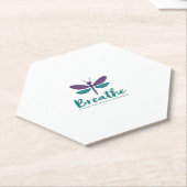 Breathe Dragonfly 自殺予防 メンタルヘルス ペーパーコースター (アングル)