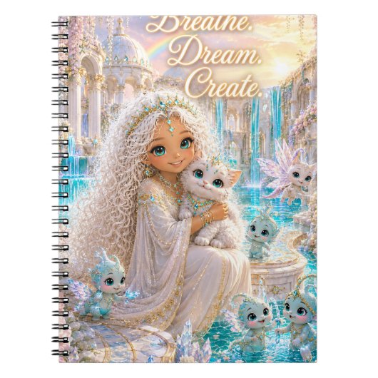 Breathe. Dream. Create. コレクション ノートブック (正面)