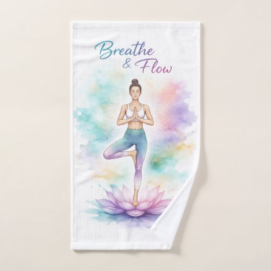 Breathe & Flow - Mindful Movement Towel ハンドタオル (ハンドタオル)