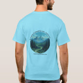 Breathe In Breathe Out Move On T-Shirt Tシャツ (裏面)