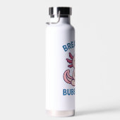 Breathe In Bubble Out Axolotl Yoga ウォーターボトル (右面)