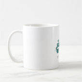 “Breathe in Peace” Minimalist Zen Mug コーヒーマグカップ (左)