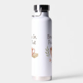 Breathe In, Peace Out Water Bottle ウォーターボトル (右面)