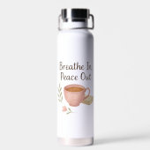 Breathe In, Peace Out Water Bottle ウォーターボトル (背面)