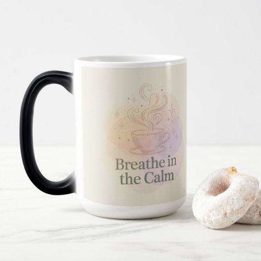 Breathe In The Calm Morphing Mug モーフィングマグカップ (ドーナツ)