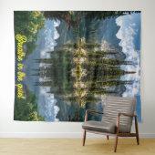  Breathe In: Tranquil Island Reflections タペストリー (インサイチュ(横))