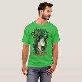 Breathe Life, Live Green–Botanical Dream Art Print Tシャツ (正面フル)
