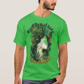 Breathe Life, Live Green–Botanical Dream Art Print Tシャツ (正面)