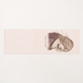 BREATHE Mindful Goddess Yoga Mat | Calm Feminine  ヨガマット (正面(横))