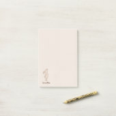 Breathe Minimal Bunny Post-it Notes ポストイット (デスク上)